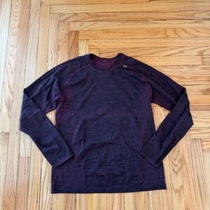 Lululemon Men's Purple Long Sleeve Shirt